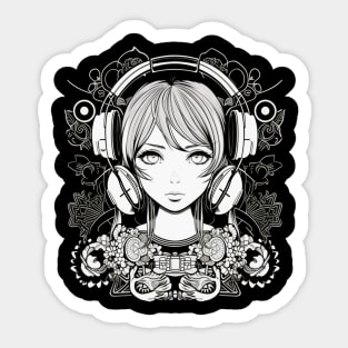 Cute Kawaii Girl Sticker